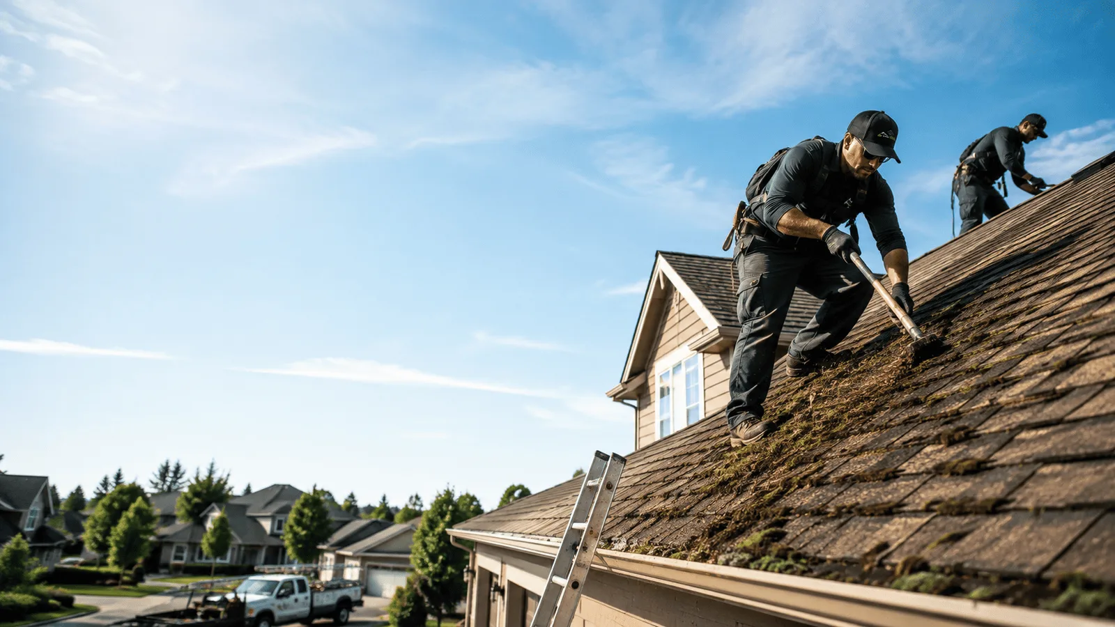 Roof Moss Removal in Conklin, MI near me